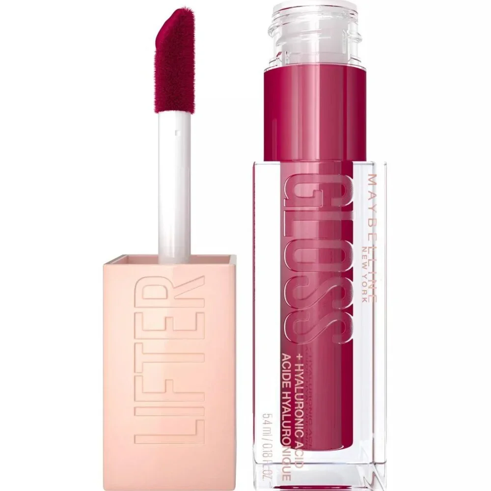 (VALUE SET) NEW Maybelline Lifter Gloss Plumping Lip Gloss with Hyaluronic Acid